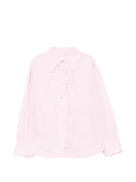 Bluzka Jnby w kwiatki w kształcie litery A różowa