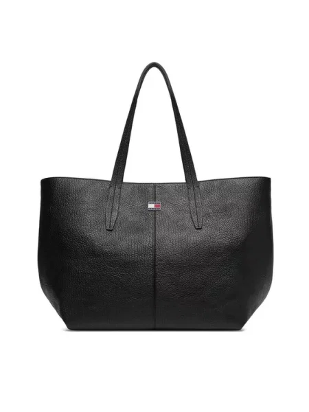 Geantă Tommy Jeans Tjw Slouchy City Tote negru