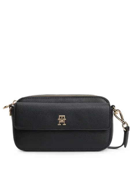 Geantă Tommy Hilfiger cu autograf negru