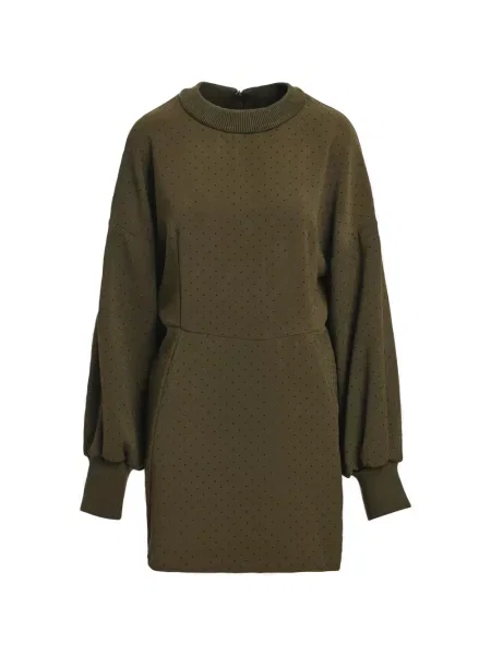 Stras rochie mini Essentiel Antwerp verde