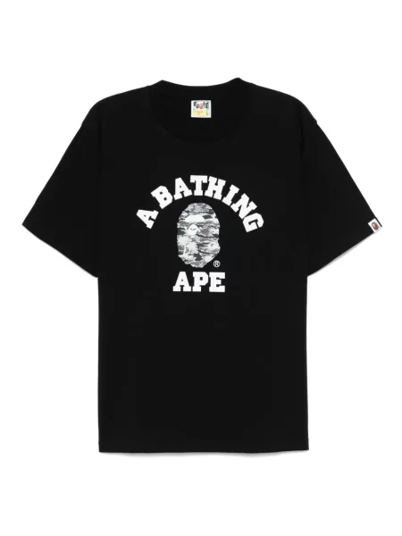 Tricou A Bathing Ape® cu imagine negru