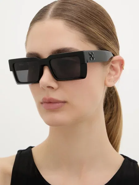 Off-White Ochelari de soare Negru alb