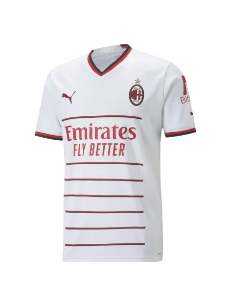 PUMA Replika koszulki wyjazdowej AC Milan dla mężczyzn Odzież XL biały