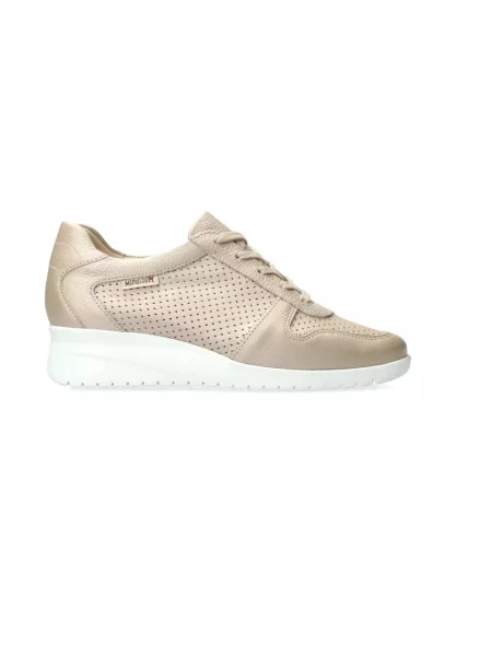 Sneakersy Mephisto skórzane beżowe