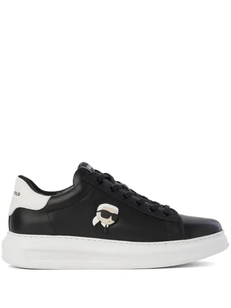 Sneakerși Karl Lagerfeld din piele negru