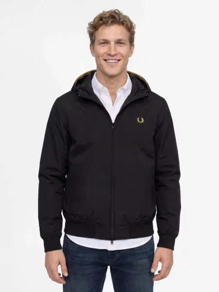 Fred Perry Bluza Mężczyźni jednolity S czarny