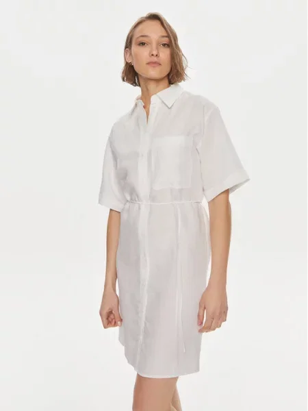 Calvin Klein Sukienka koszulowa biały