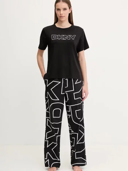 Dkny piżama czarna