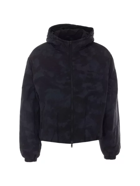 Geacă Represent cu imagine cu model camuflaj albastru