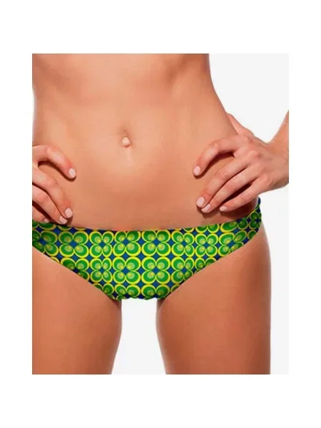 Wielokolorowy dół od bikini Turbo Flower 70 M żółte
