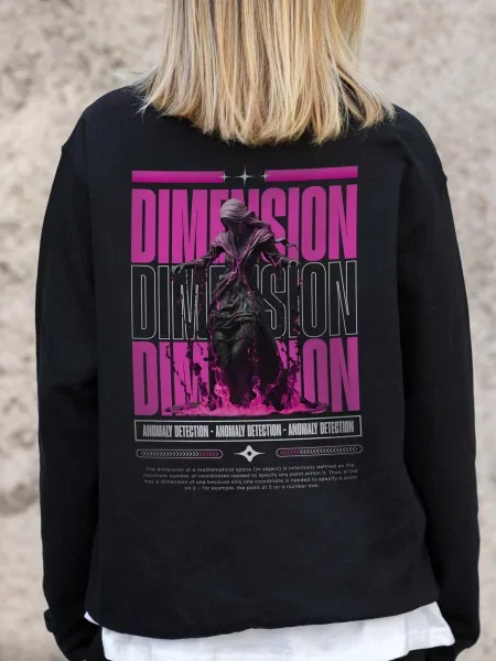 Світшот Without чорний