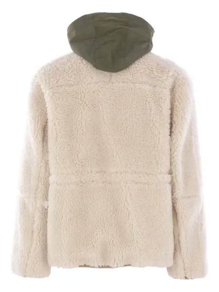 Geacă Sacai din fleece cu glugă