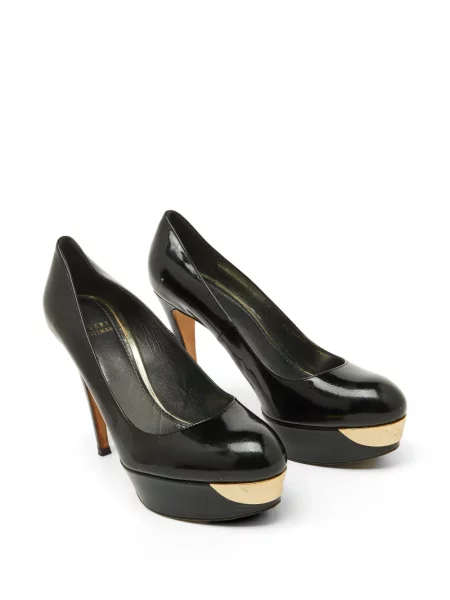 Pantofi cu toc Stuart Weitzman cu platformă negru