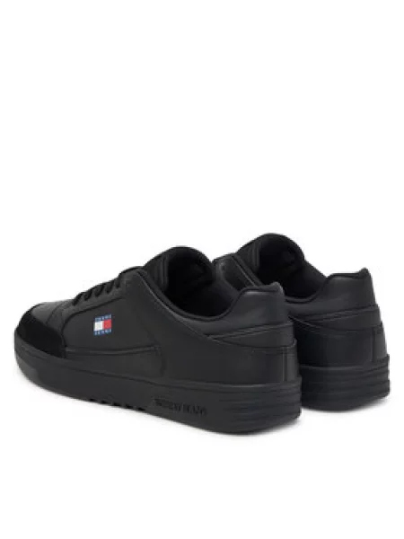 Tommy Jeans Sportcipők Basket fekete