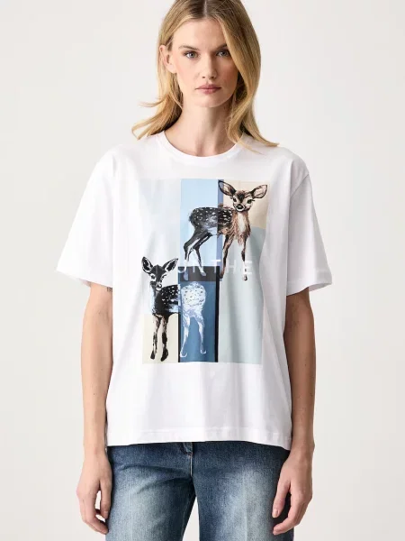 MUNTHE T-shirt biała