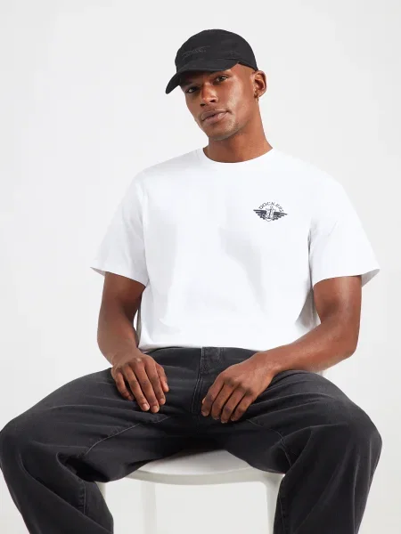 Dockers Tricou albastru marin alb