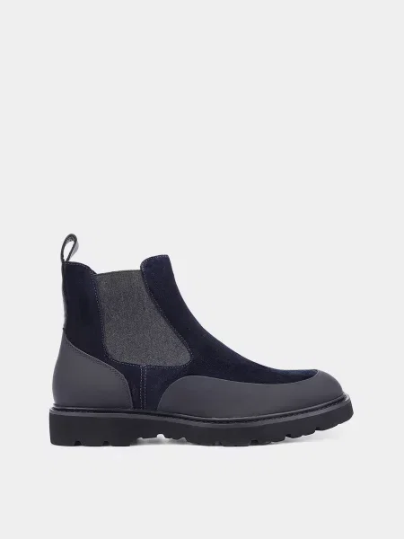 Челсі Miguel Miratez шкіра/замша синій