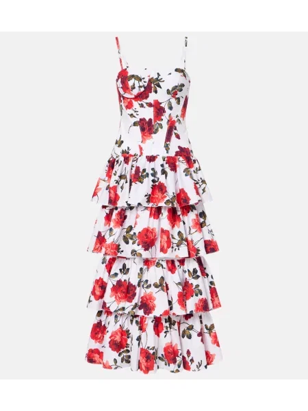 Rochie Carolina Herrera cu model floral