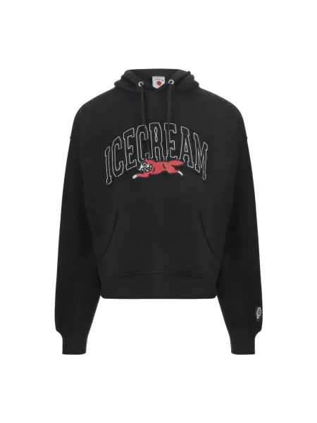 Bluza z kapturem Icecream z kapturem z nadrukiem czarna