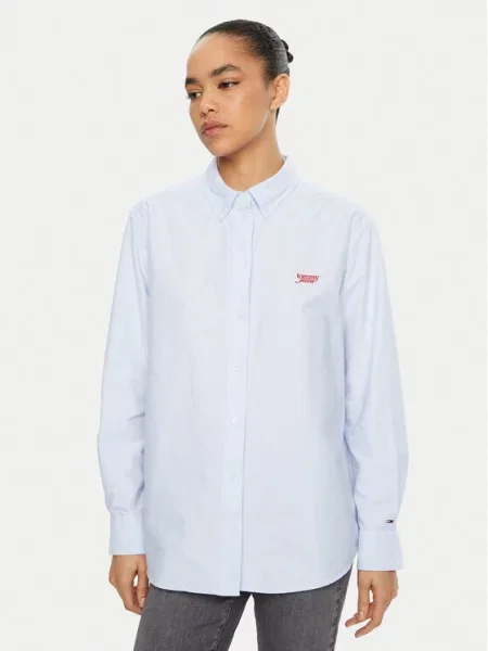 Tommy Jeans Košile Světle modrá