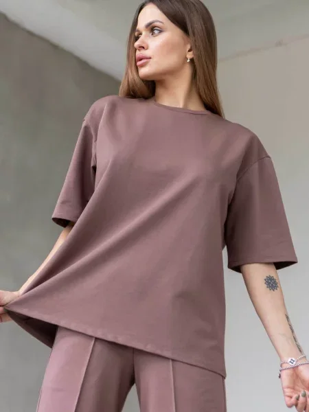 Футболка коричнева