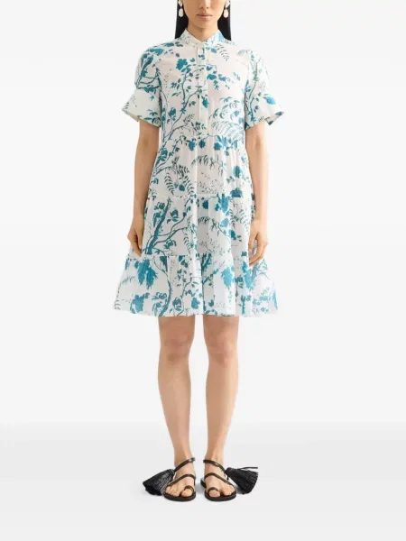 Rochie mini Erdem cu imagine alb