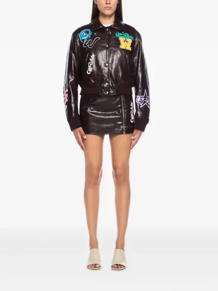 Geacă Off-white alb