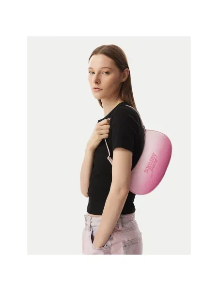 Tommy Jeans Дамска чанта Tjw Must Degrade Shoulder Bag Светлорозов