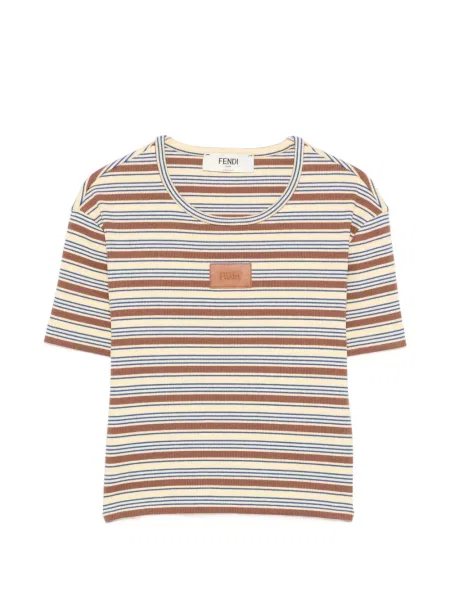 Tricou Fendi cu autograf galben