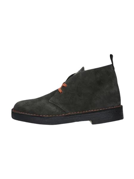 Trzewiki Clarks zamszowe zielone