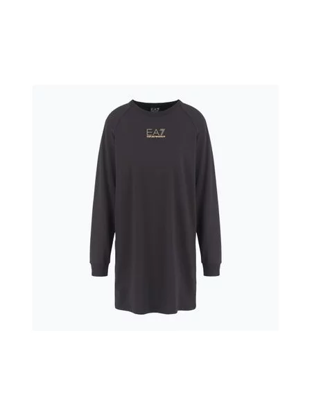 Повседневное платье Ea7 Emporio Armani черное