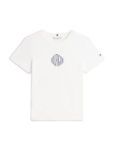 TOMMY HILFIGER Majica mornarska bela