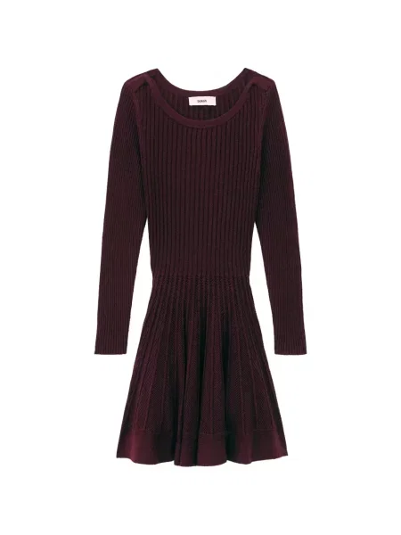 Rochie mini Ba&sh tricotate roșu
