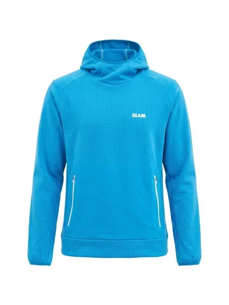 Hanorac cu glugă Slam din fleece albastru