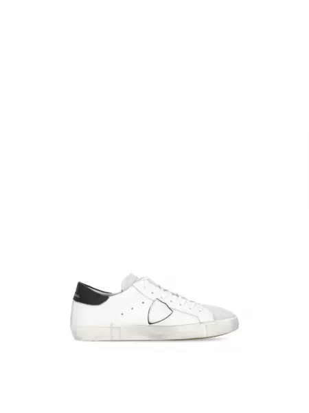Sneakersy Philippe Model skórzane do tenisa białe