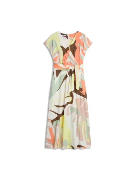 Lniana sukienka midi Cinque