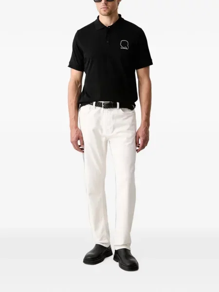 Polo Karl Lagerfeld με αυτόγραφο μαύρο