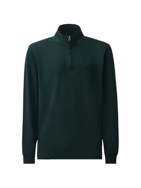 Hanorac cu fermoar C.p. Company cu autograf verde