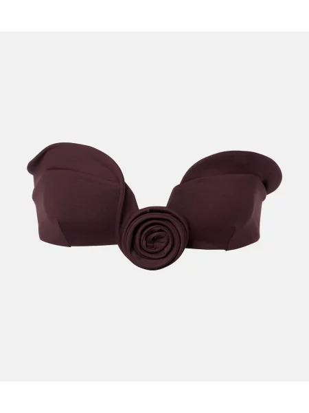 Bikini Magda Butrym cu model floral bordo