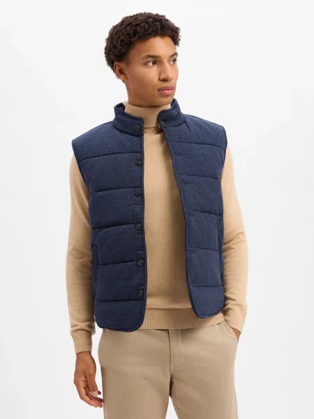 Polo Ralph Lauren kamizelka pikowana Mężczyźni S niebieski