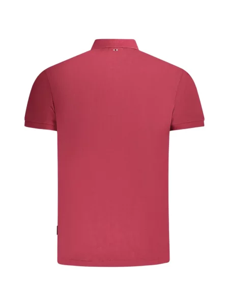 Scurt tricou polo Napapijri roșu
