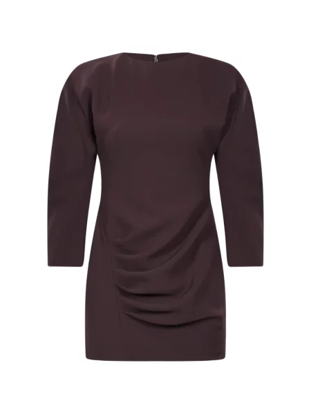 Lung rochie mini The Andamane cu volane roșu