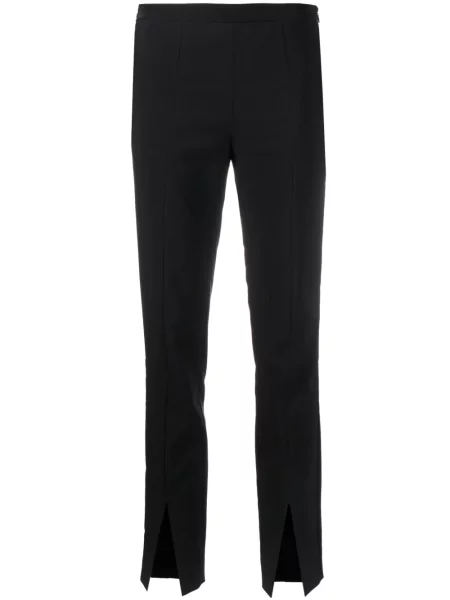 Cropp pantaloni Genny cu crăpătură negru