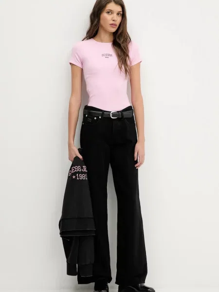 Футболка Guess Jeans рожевий