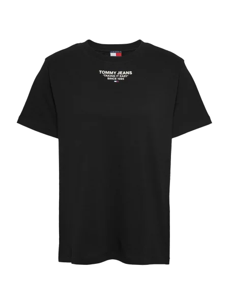 Tommy Jeans Tricou bej / verde / roșu negru