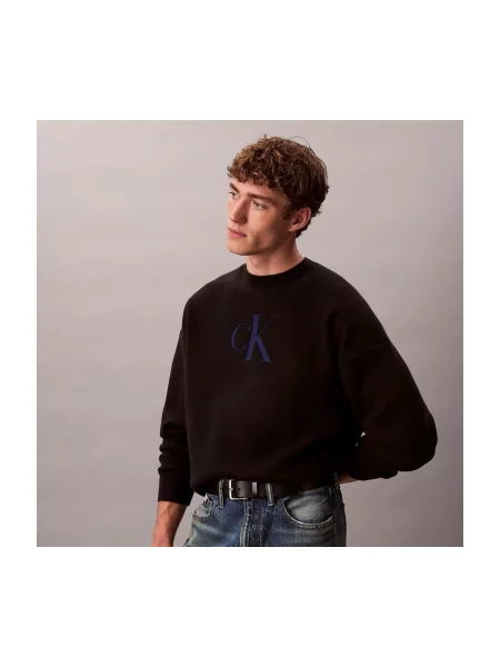 Calvin Klein Jeans Pulover negru