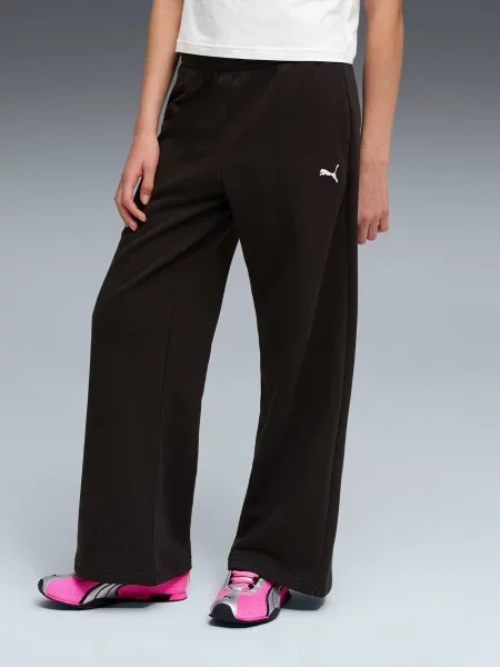 Дитячі Спортивні штани PUMA Ess Wide Leg Pants комбінований верх чорний