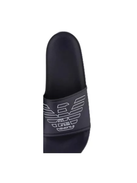 Emporio Armani Buty Mężczyzna Niebieski 45 EU Niebieskie klapki i sandały granatowe