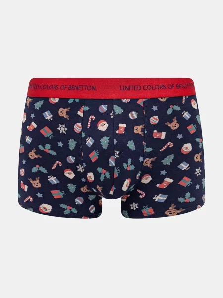 Boxerky United Colors of Benetton tmavomodrá