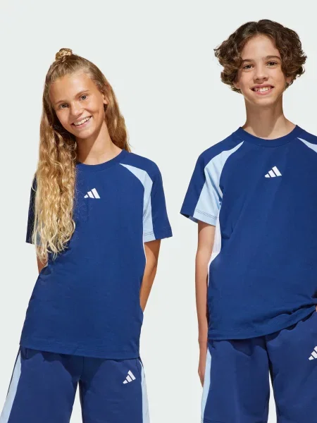 Дитяча Футболка adidas комбінований верх синій